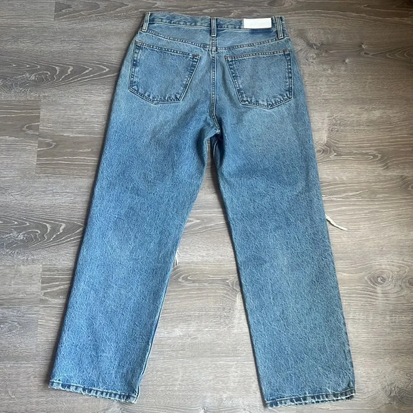 redone 90s crop low slung jeans - Picture 4 of 15